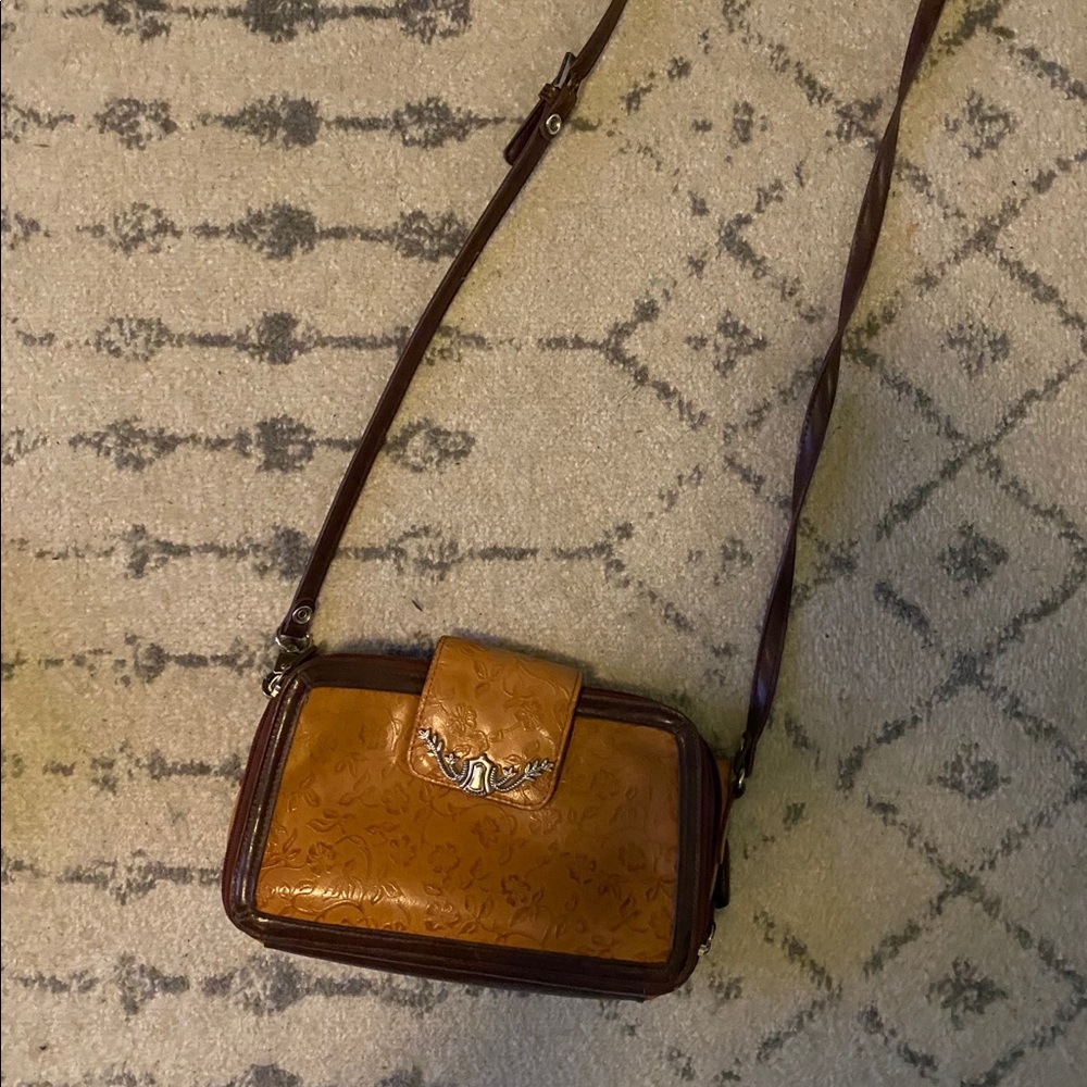 Vintage Leather Crossbody Bag